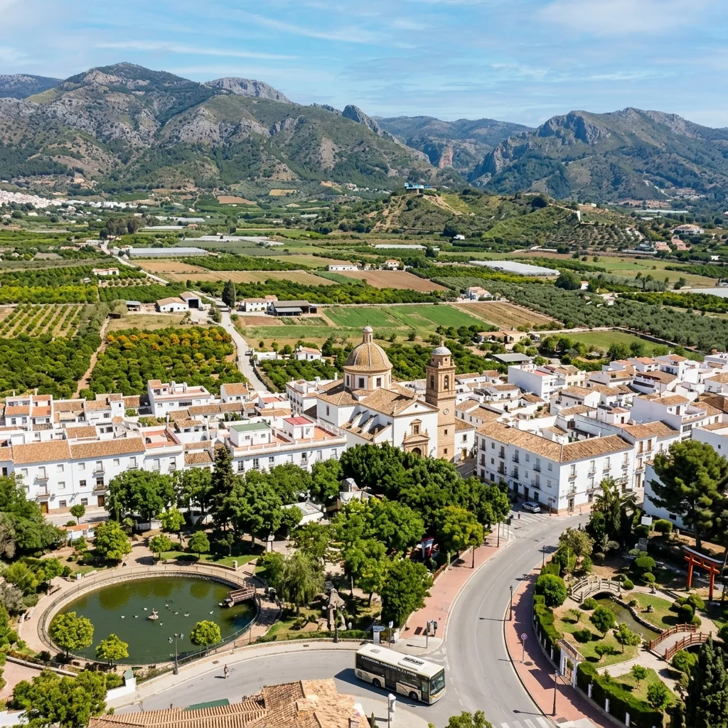 Vista de Alhaurín de la Torre, provincia de Málaga