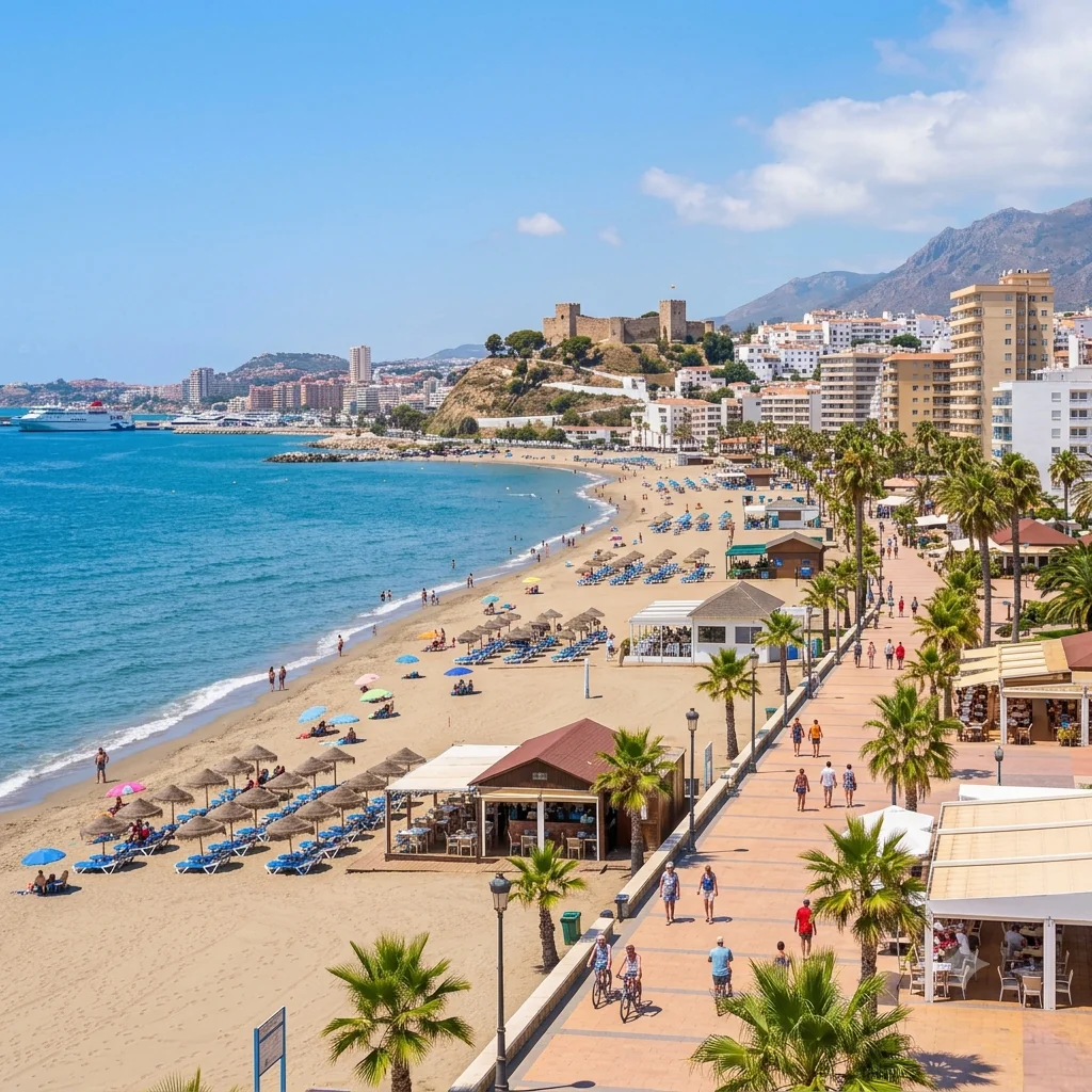 Vista de Fuengirola, provincia de Málaga