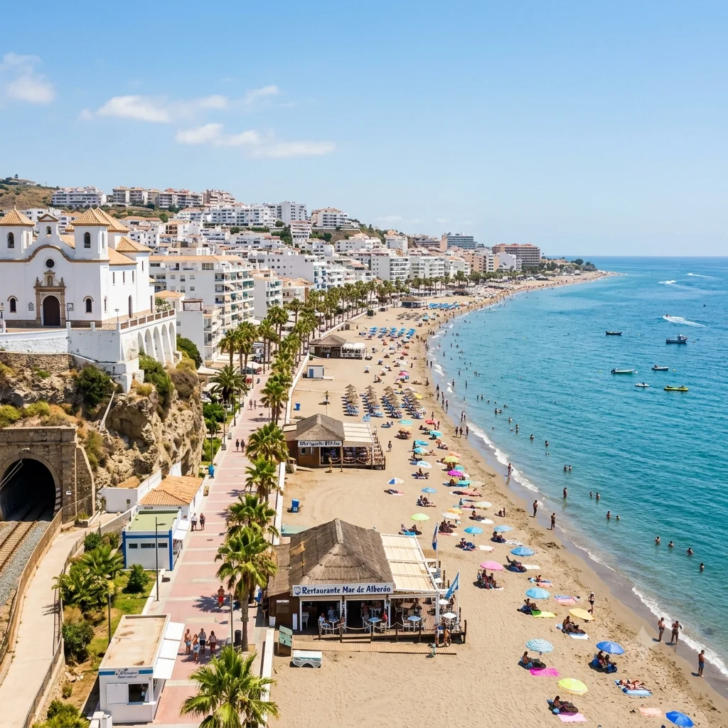 Vista de Rincón de la Victoria, provincia de Málaga